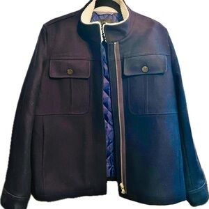 J. Crew Mens Melton Wool Coat